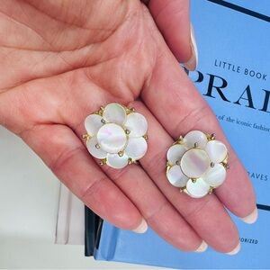 Vintage 50’s Mother of Pearl Earrings